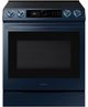 Samsung BESPOKE 30" Fingerprint Resistant Navy Steel Slide-In Electric Range-0