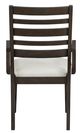 Homelegance® Victoria Beige/Dark Espresso Arm Chair-4