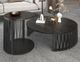 VIG Furniture Modrest Larimer 2-Piece Black Coffee Table Set-0