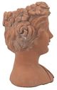 A & B Home Brown 10" Head Bust Planter-2