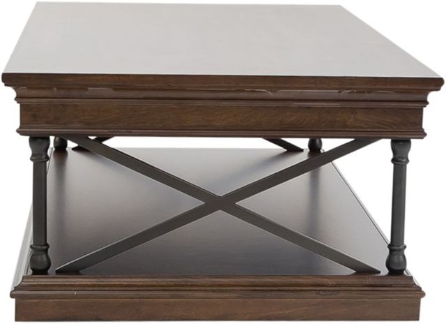 Liberty Furniture Tribeca 3-Piece Black/Cordovian Brown Occasional Table Set-2