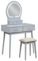 Homelegance® Camilla Gray Youth Vanity Dresser with Mirror and Stool Set-0