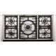 AGA™ Mercury 48" Matte Black Pro Style Dual Fuel Range-1