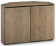 Salamander Designs® Chameleon Lancaster 323 Barnboard Oak Corner Cabinet-0