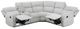 Homelegance® Thorne 3-Piece Light Gray Manual Reclining Sectional with Left Console-5
