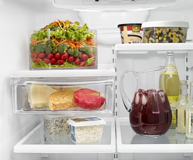 Amana® 30 in. 18.7 Cu. Ft. Stainless Steel Bottom Freezer Refrigerator-9