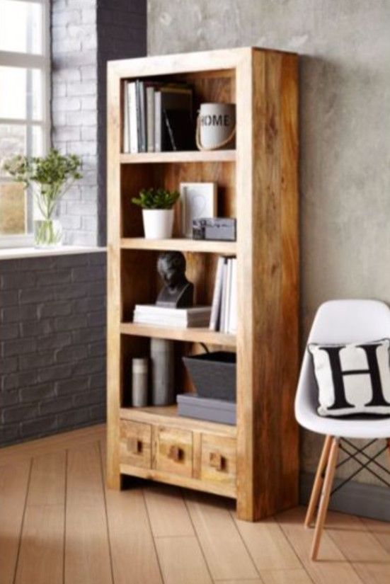 Jaipur Furniture Dakota Light Brown Bookcase-2