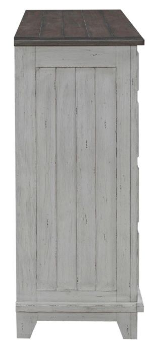 Liberty Furniture River Place Riverstone White/Tobacco Dresser-3