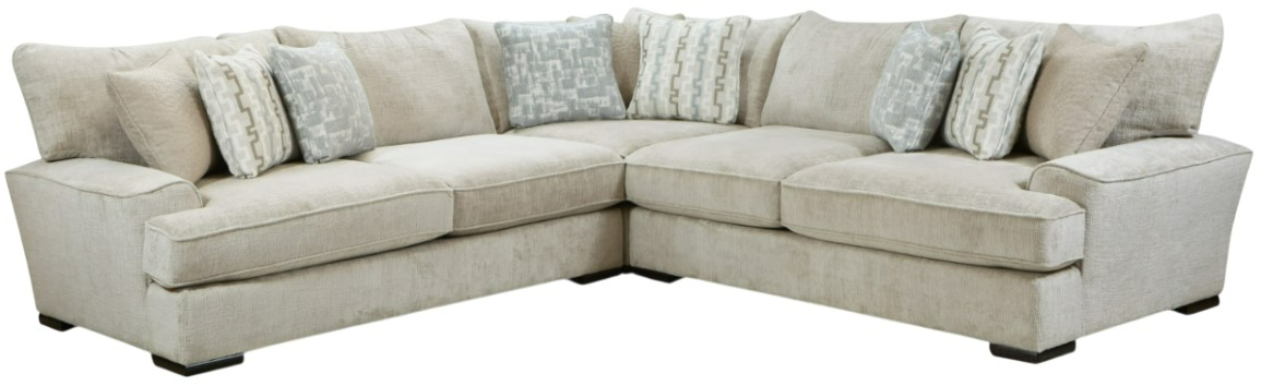 Fusion Furniture Doc Fossil 3-Piece Beige Sectional | Miskelly