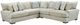 Fusion Furniture Doc Fossil 3-Piece Beige Sectional-0