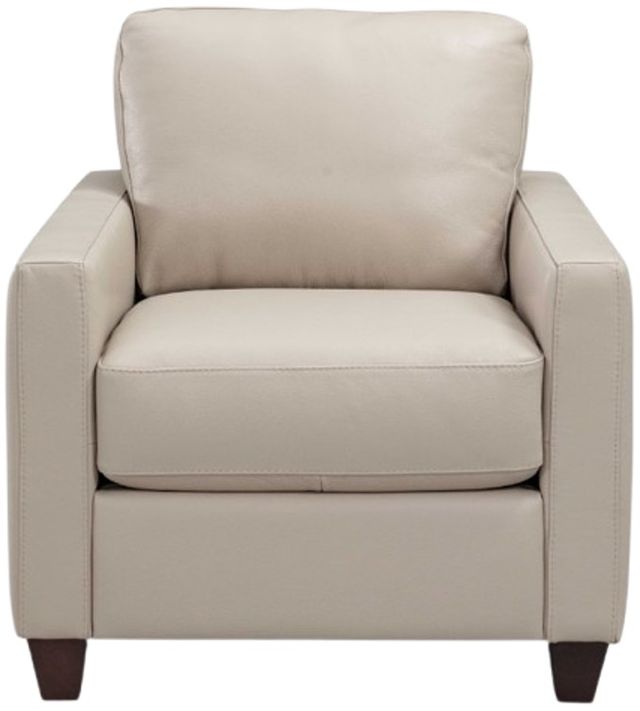 Leather Italia™ Savino Millbrook Taupe Chair-0