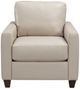 Leather Italia™ Savino Millbrook Taupe Chair-0