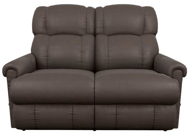La-Z-Boy® Pinnacle Umber Leather Manual Wall Reclining Loveseat-1