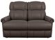La-Z-Boy® Pinnacle Umber Leather Manual Wall Reclining Loveseat-1