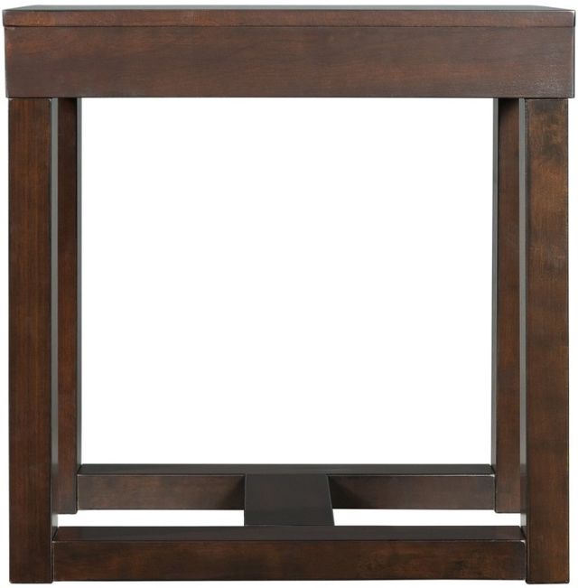 Elements International Hardy Cherry End Table-2