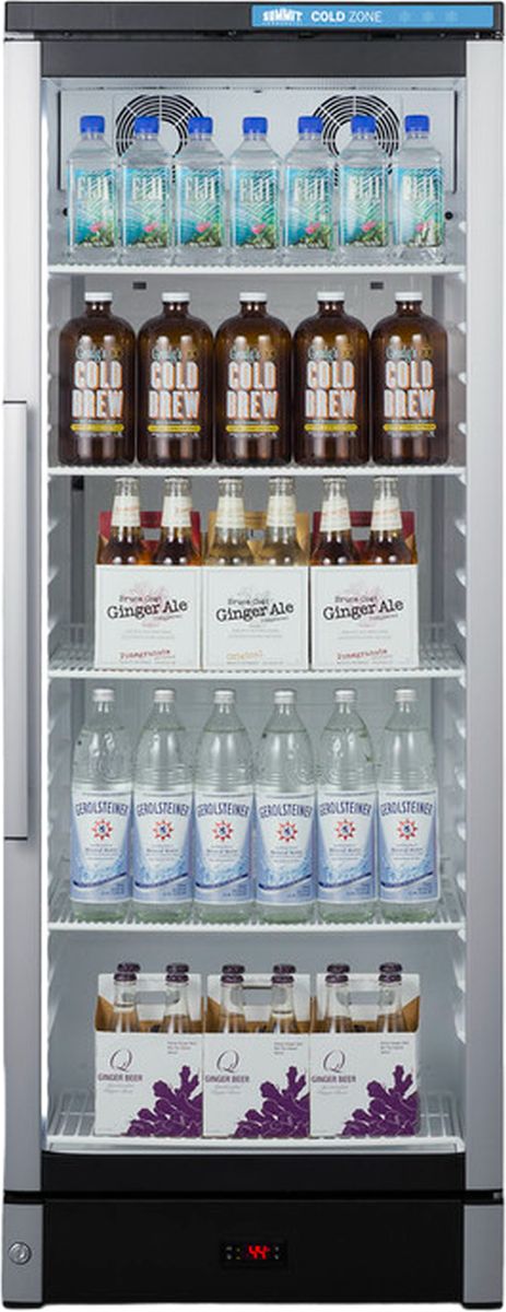 Summit® 9.9 Cu. Ft. Glass Freestanding Beverage Center -4