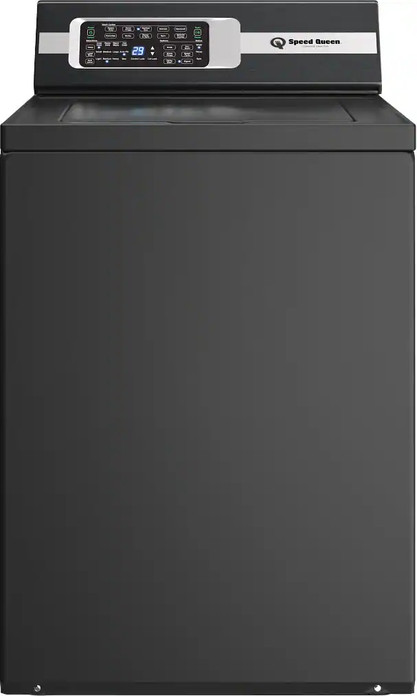Speed Queen® TR7 3.2 Cu. Ft. Matte Black Agitator Top Load Washer