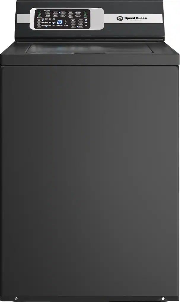 Speed Queen® TR7 3.2 Cu. Ft. Matte Black Agitator Top Load Washer-0