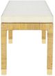 TOV Furniture Amara Cream/Natural Bench-3