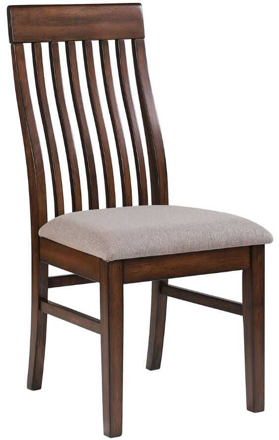 Coaster® Briarwood 2Piece Brown/Mango Oak Slat Back Dining Side Chair