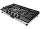 LG 36" Black Stainless Steel Gas Cooktop with UltraHeat™ Burner-2