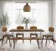 Jofran Inc. Nature's Edge 6-Piece Light Chestnut Dining Set-1