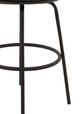 International Furniture Direct Maison Dark Black Counter Stool-2