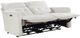 Homelegance® Salida White Double Power Reclining Loveseat with Power Headrests-1