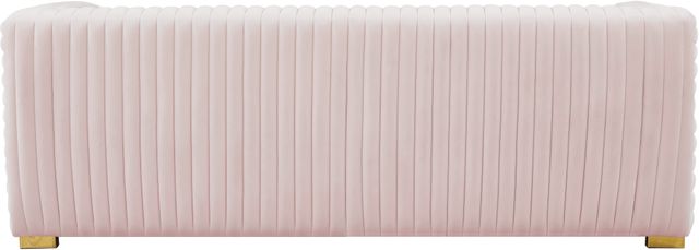 Meridian Furniture Ravish Pink Velvet Sofa-1