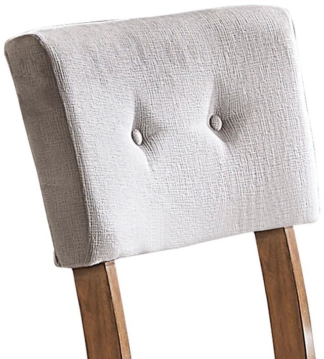 Homelegance® Edam Gray/Light Oak Side Chair-2