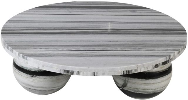 Meridian Furniture Spherical Panda Marble Coffee Table-1