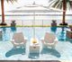 Homecrest™ Outdoor Living Customizable In-Pool Plastic Outdoor Chat Chair-1
