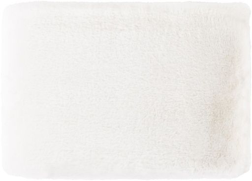 Surya Lapalapa White 50"x60" Throw Blanket-0