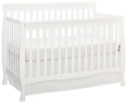 Westwood Design Emery White Convertible Slat Crib-0
