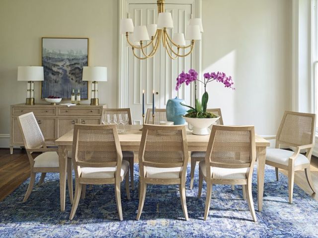 Lexington Home Sunday Morning Hawthorne Sandstone Rectangular Dining Table-1