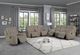 New Classic® Home Furnishings Lucerne Tobacco Console Loveseat Recliner -1