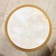Michael Amini® Scotts Square Light Champagne Chairside Table-2