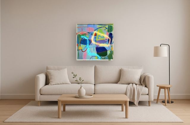 Classy Living Energy Abstract Neon Sign-1
