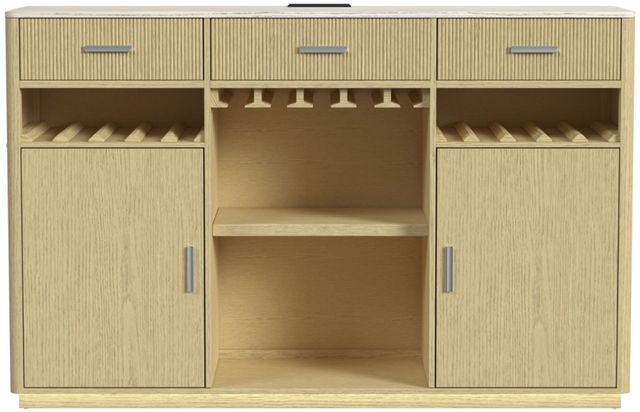 Elements International Cambrie Natural/Off-White Buffet-1