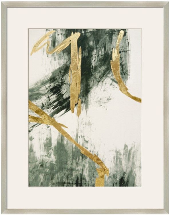 Classy Living Radiant Golden Strokes II Wall Art-0