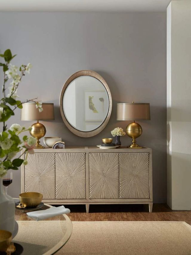 Hooker® Furniture Elixir Serene Gray Beige Buffet-1