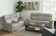 Flexsteel® Vernon Dove Gray Power Reclining Loveseat-1