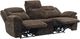 Kate Preston Home Everest Chocolate Power Reclining Sofa with Power Headrest-3
