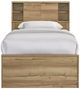 Intercon Vega Natural Oak Melamine Youth Twin Bookcase Bed-1
