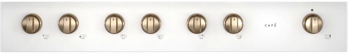 Café 48" Matte White Gas Rangetop - Thumbnail 3