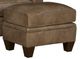 King Hickory Customizable Cory Leather Ottoman-0