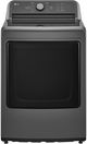 LG Monochrome Gray Top Load Washer & Electric Dryer Laundry Pair-2