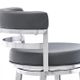 Armen Living Madrid Gray 26" Counter Stool-4