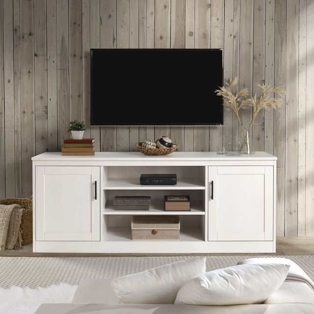 Linon Victor White Wash TV Stand-3