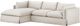 Four Hands Habitat 2-Piece Left-Arm Facing 115" Slipcover Chaise Sectional-0